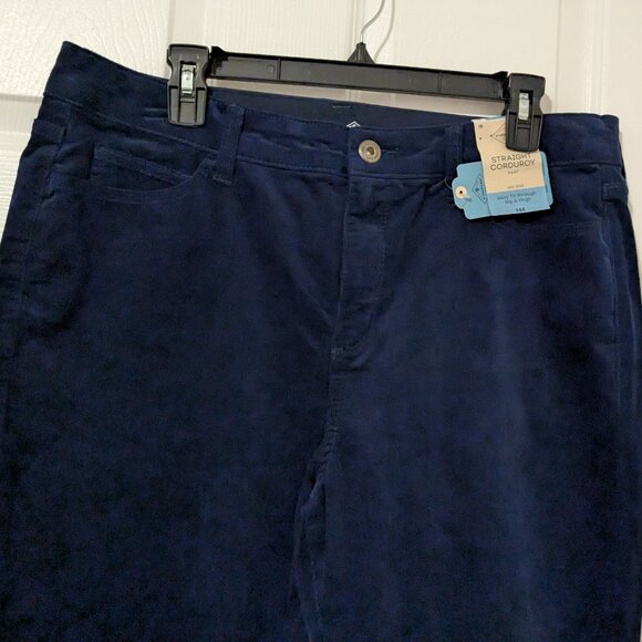 St. John's Bay straight leg corduroy pants size 16....NWT - Picture 2 of 9